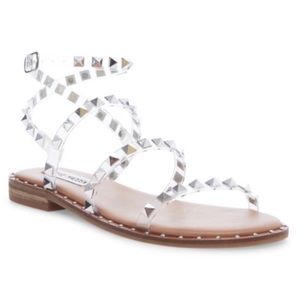 Steve Madden Lucite Studded Sandals